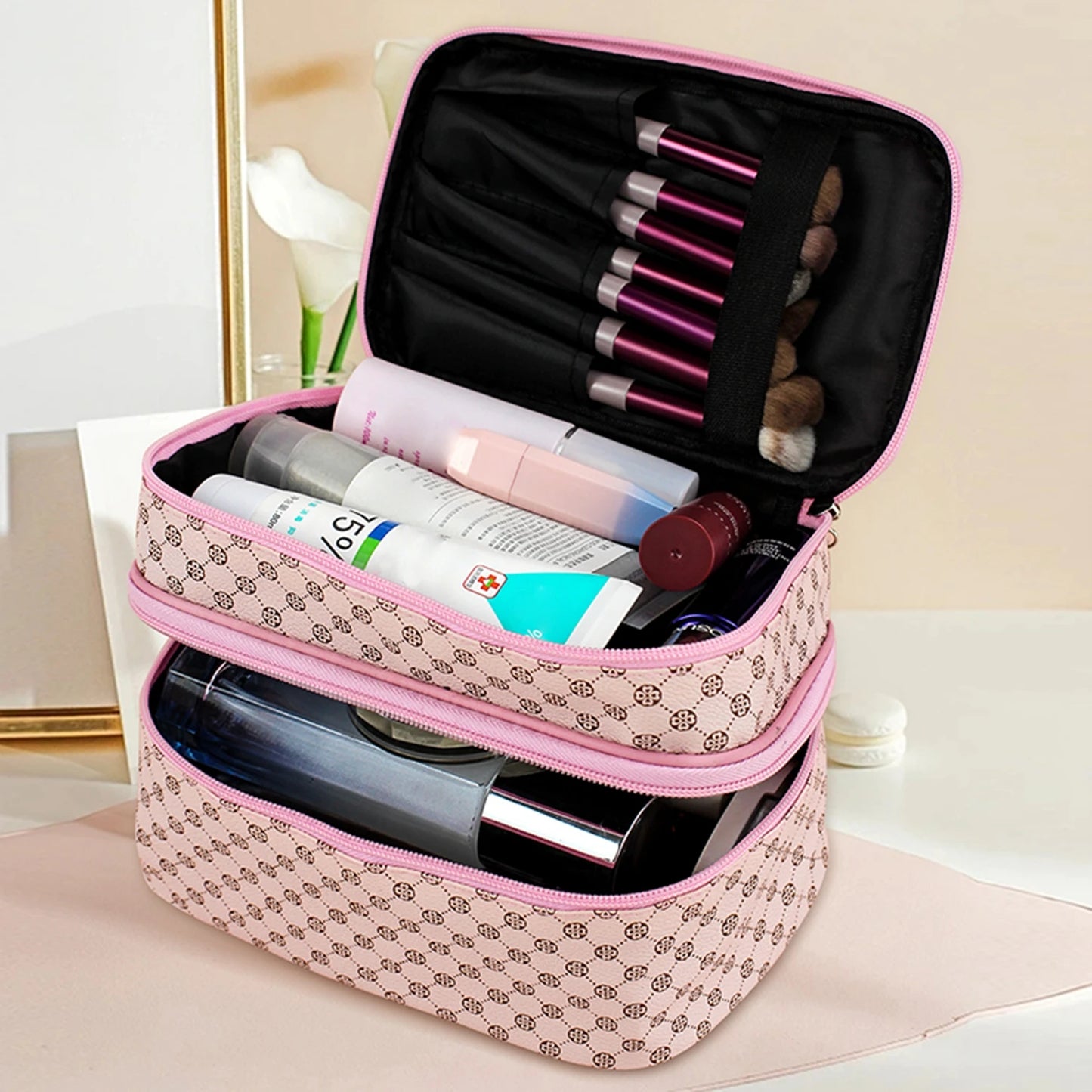 Pink Cosmetic Bag