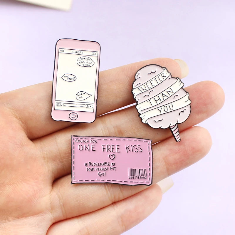 One-Free-Kiss Pin