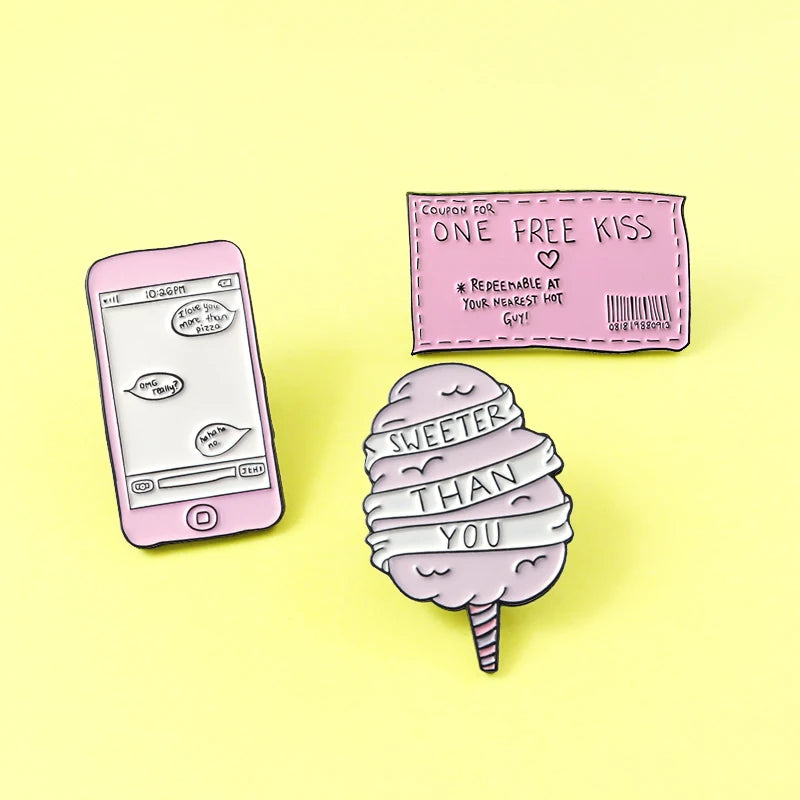One-Free-Kiss Pin